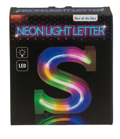 Neon Light Letter, S, Height: 16 cm, for