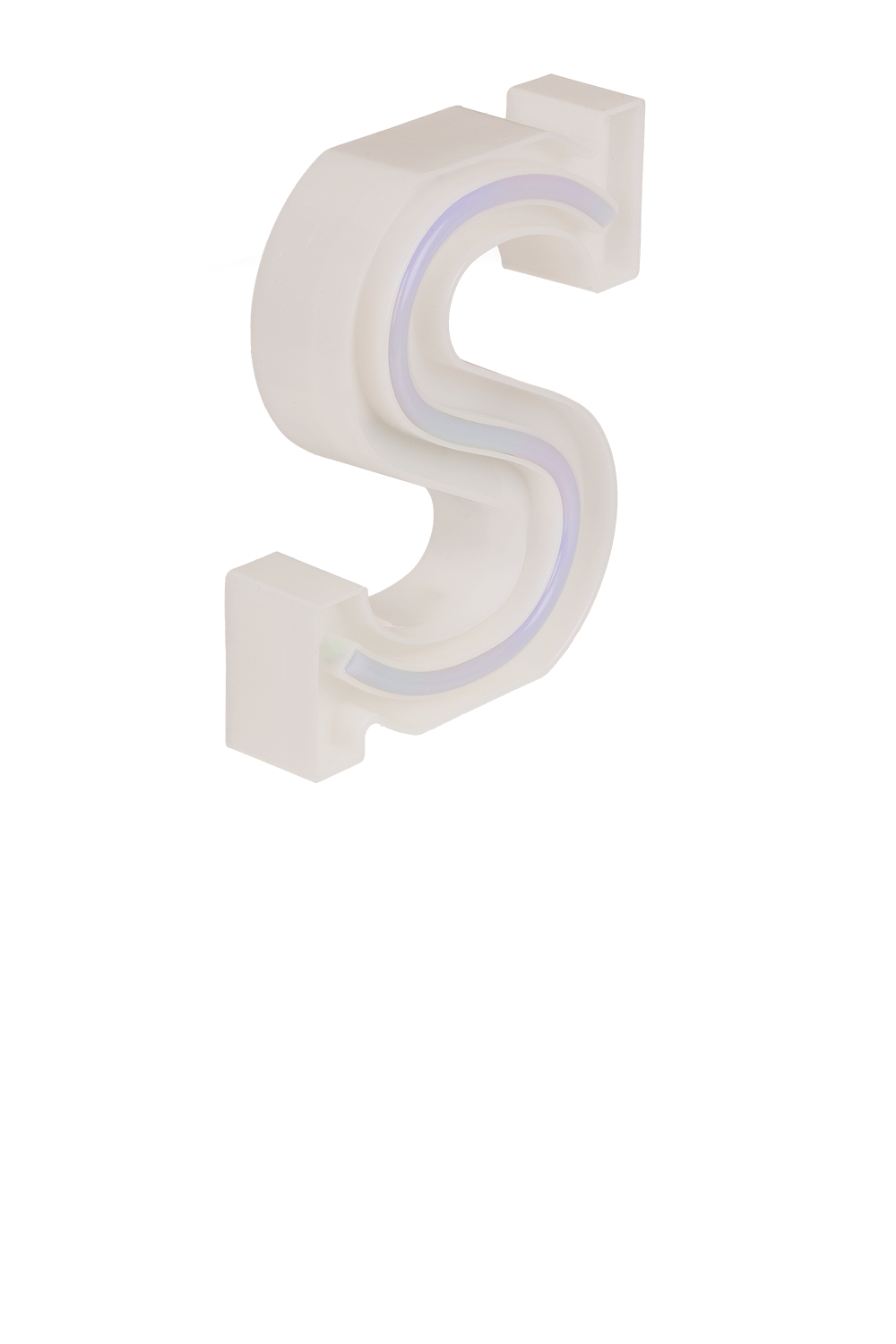 Neon Light Letter, S, Height: 16 cm, for