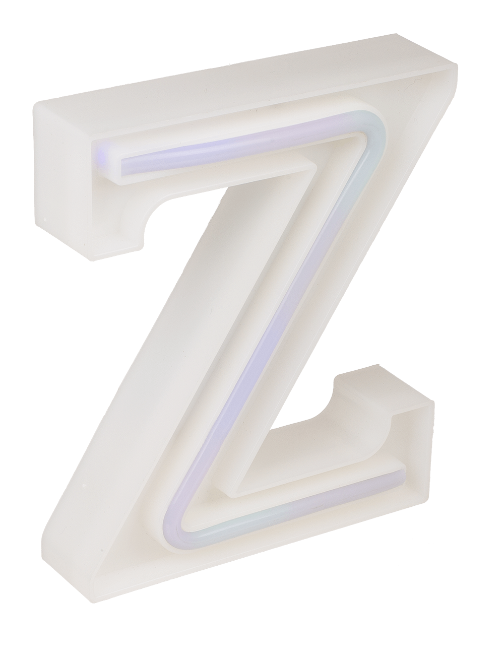 Neon Light Letter, Z , Height: 16 cm, for
