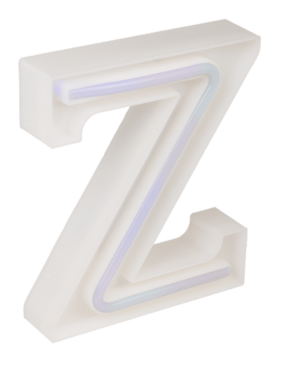 Neon Light Letter, Z , Height: 16 cm, for