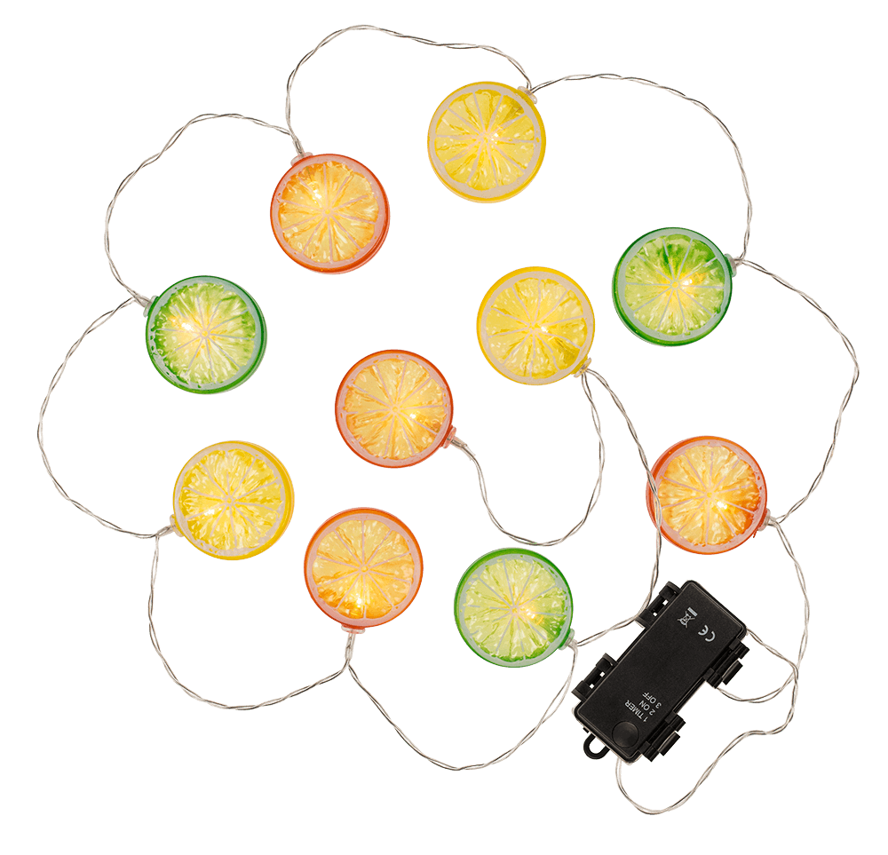 Llight chain Fruits, with 12 LED,