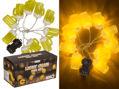 Llight chain, Beer mug, with 10 LED,