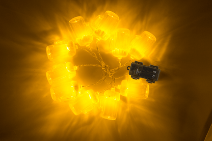 Llight chain, Beer mug, with 10 LED,