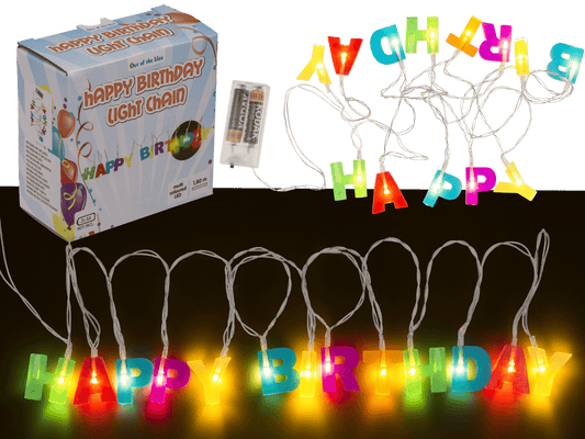 Fairy lights LED "Happy Birthday", L: 1,70 m.,