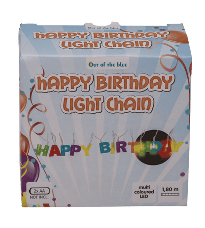 Fairy lights LED "Happy Birthday", L: 1,70 m.,