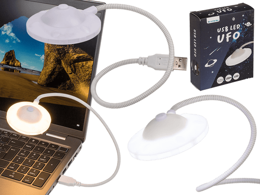 USB LED UFO, ca. 6,5 x 33 cm, with USB cable;