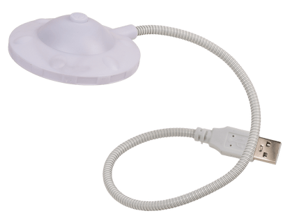 USB LED UFO, ca. 6,5 x 33 cm, with USB cable;