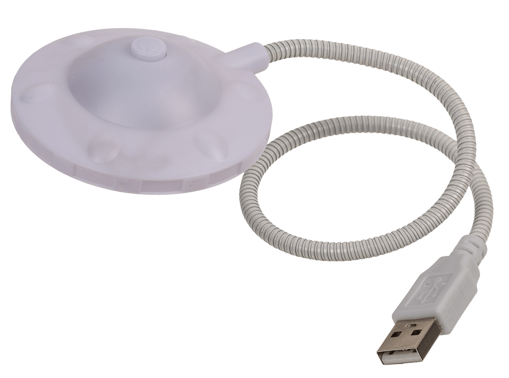 USB LED UFO, ca. 6,5 x 33 cm, with USB cable;