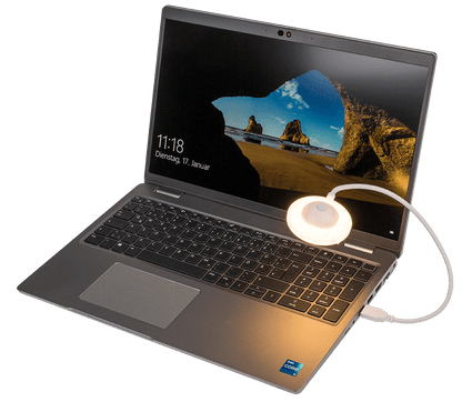 USB LED UFO, ca. 6,5 x 33 cm, with USB cable;