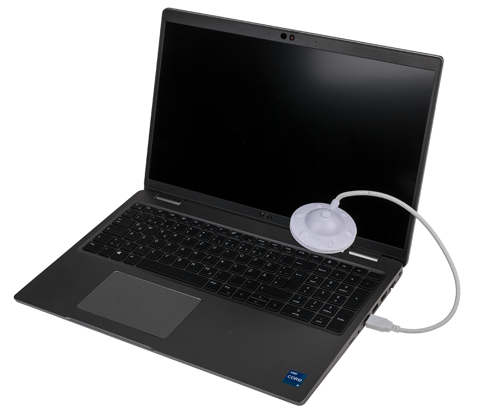 USB LED UFO, ca. 6,5 x 33 cm, with USB cable;