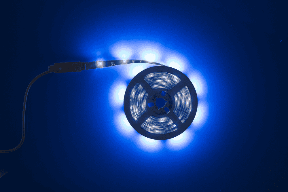 Light strip with colour changing LED,