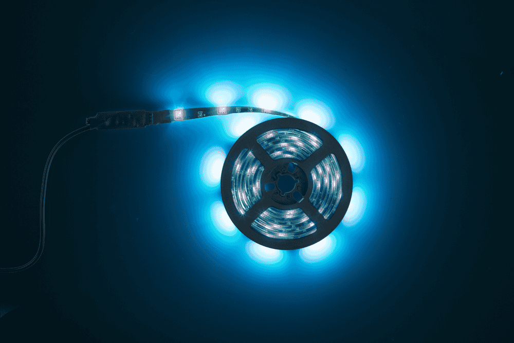 Light strip with colour changing LED,