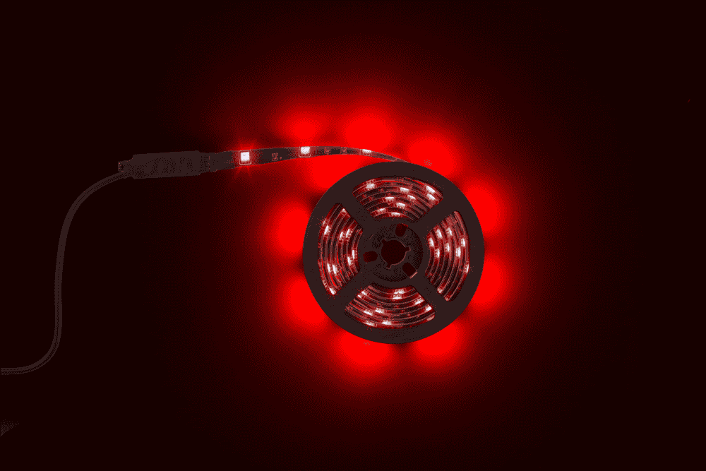 Light strip with colour changing LED,