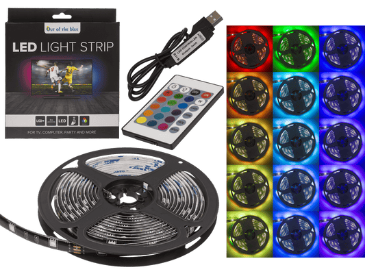 Light strip with colour changing LED,