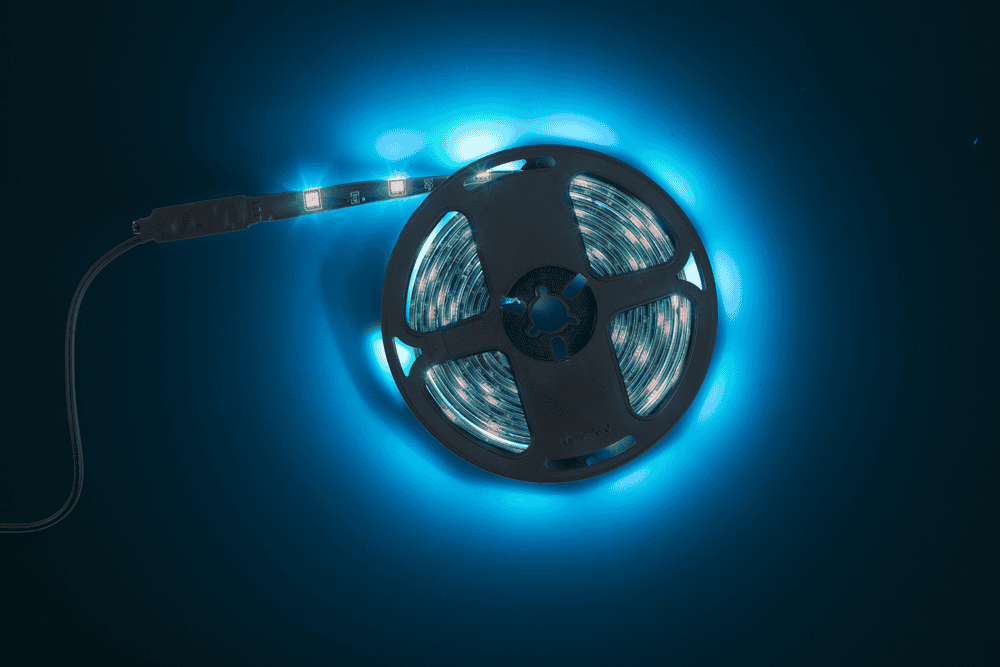 Light strip with colour changing LED,