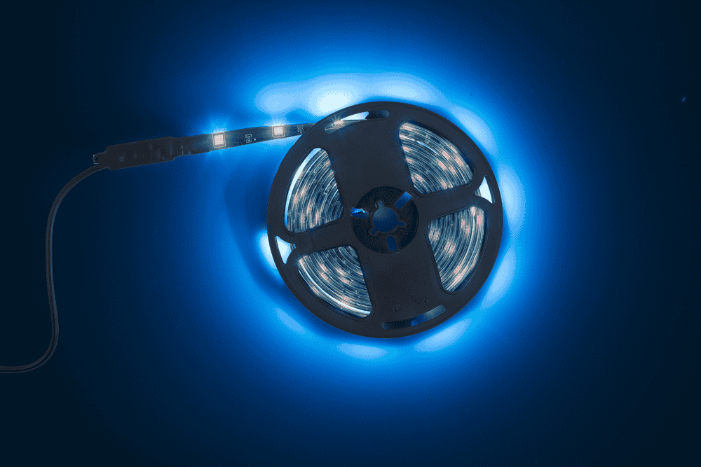 Light strip with colour changing LED,