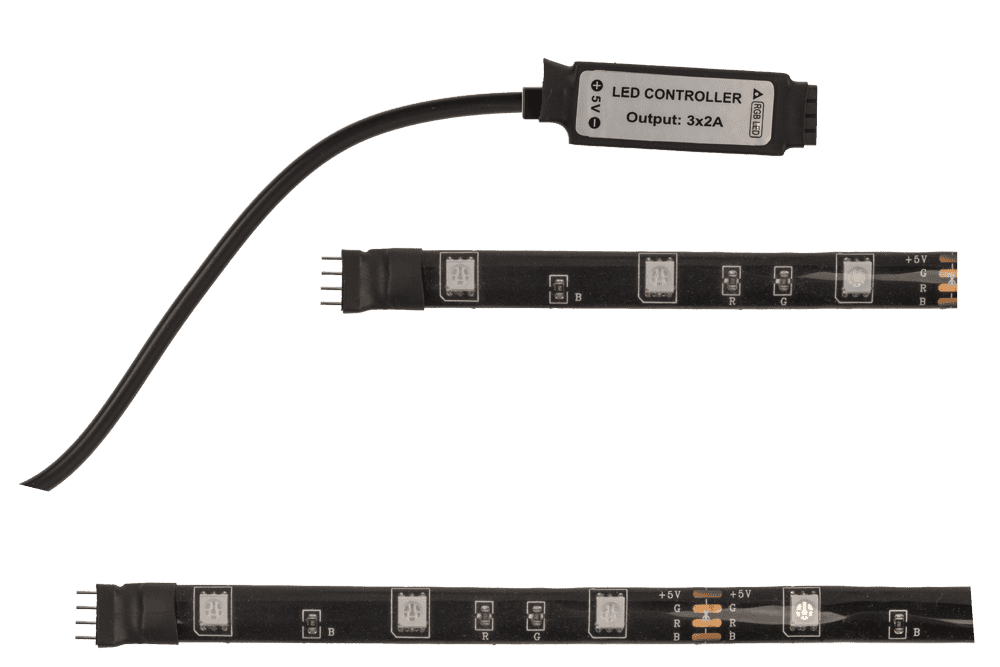 Light strip with colour changing LED,