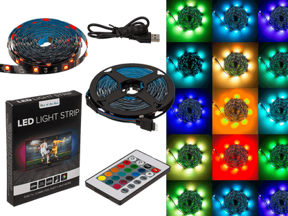 Light strip with colour changing LED,