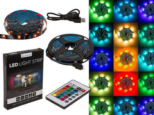 Light strip with colour changing LED,