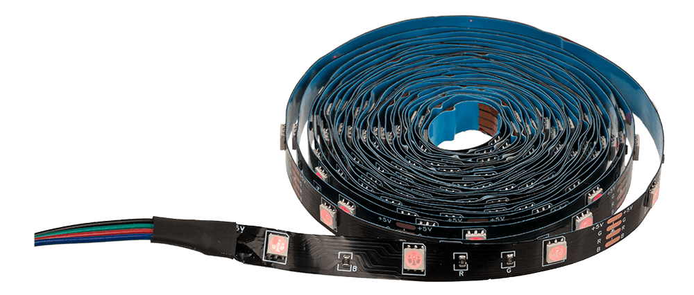 Light strip with colour changing LED,