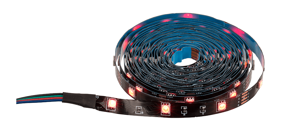 Light strip with colour changing LED,