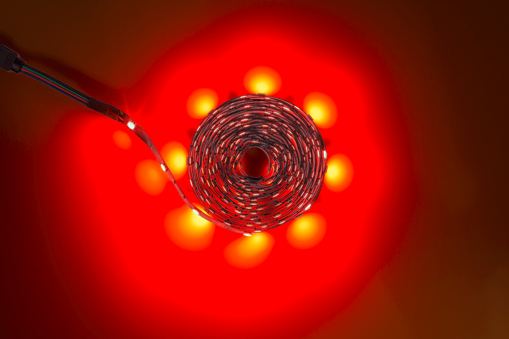 Light strip with colour changing LED,