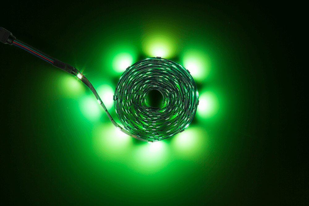 Light strip with colour changing LED,