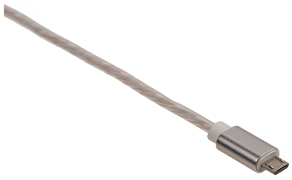 USB fast charging cable for Micro-USB, with LED,