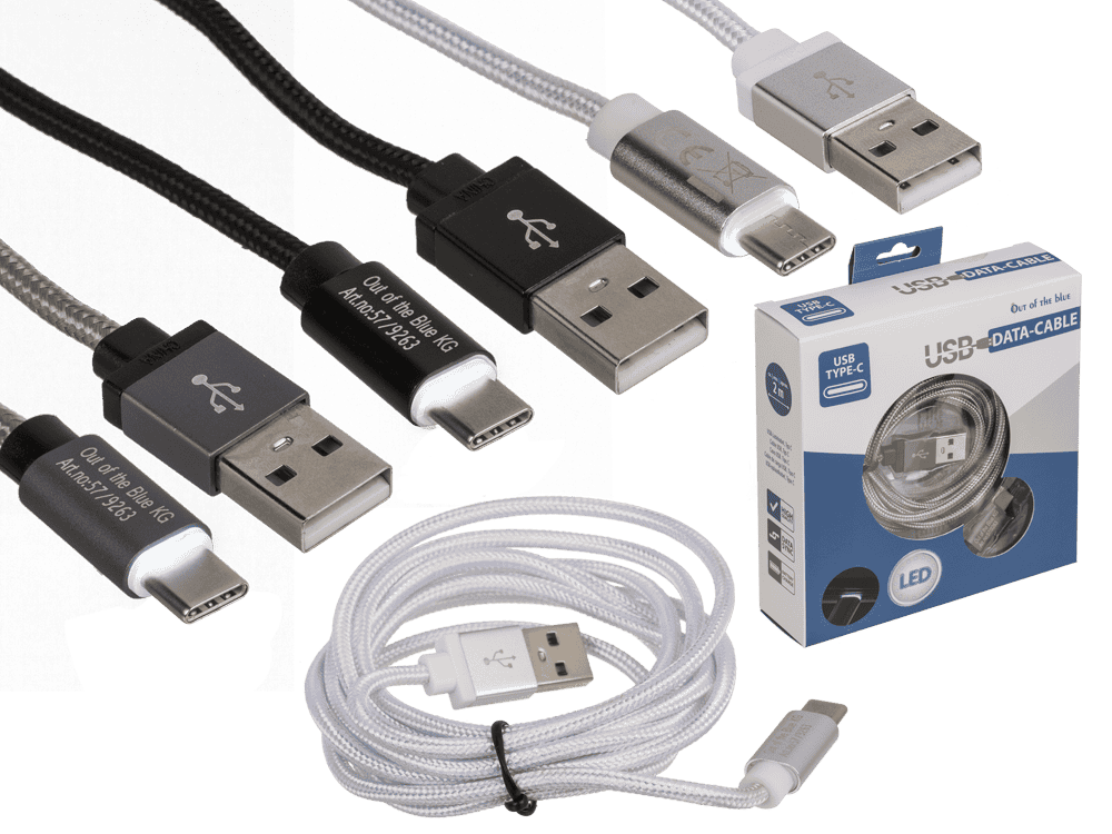 USB data cable für Typ-C, ca. 2 m,