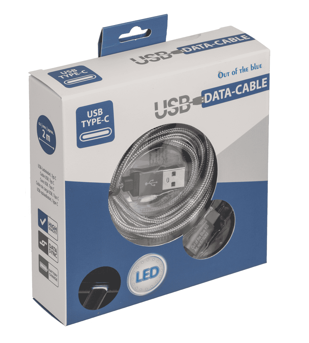 USB data cable für Typ-C, ca. 2 m,