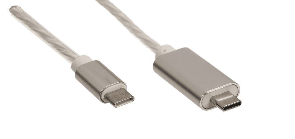 USB-C to USB-C fast charging and data cable, 1 m.,