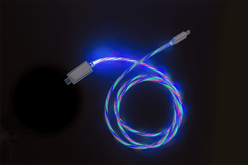 USB-C to USB-C fast charging and data cable, 1 m.,