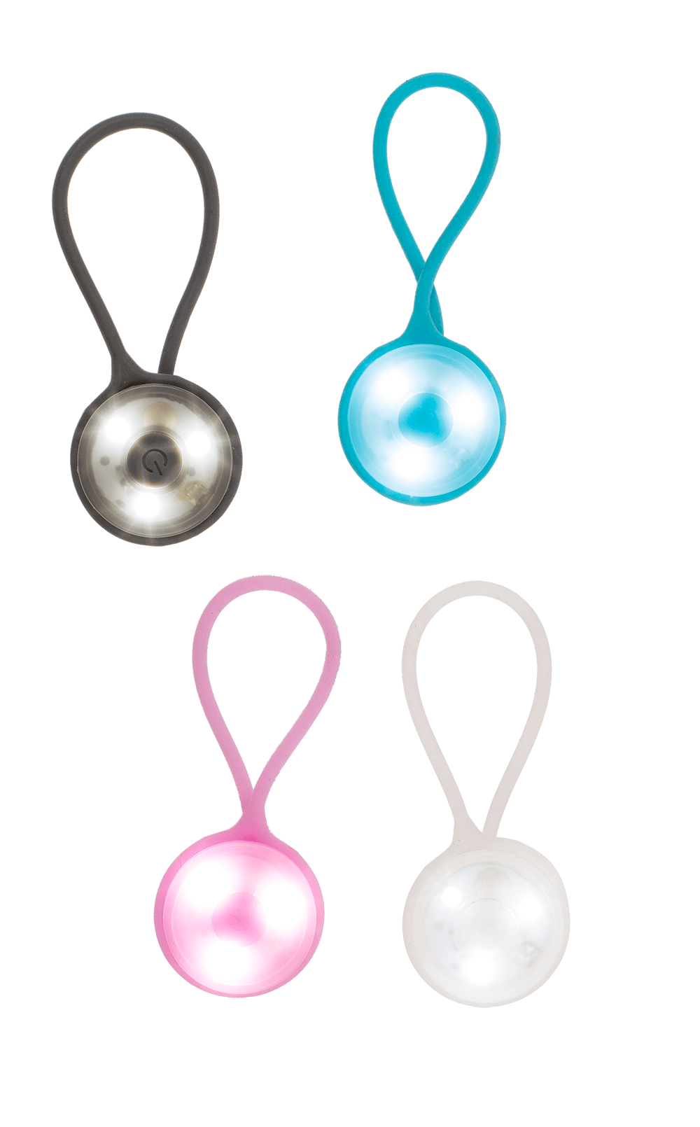 LED Lamp with silicone strap, ca. 8 cm,