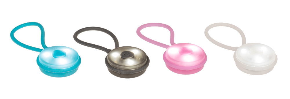 LED Lamp with silicone strap, ca. 8 cm,