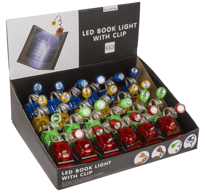 Reading lamp with LED (incl. batteries)  ca. 4 cm,