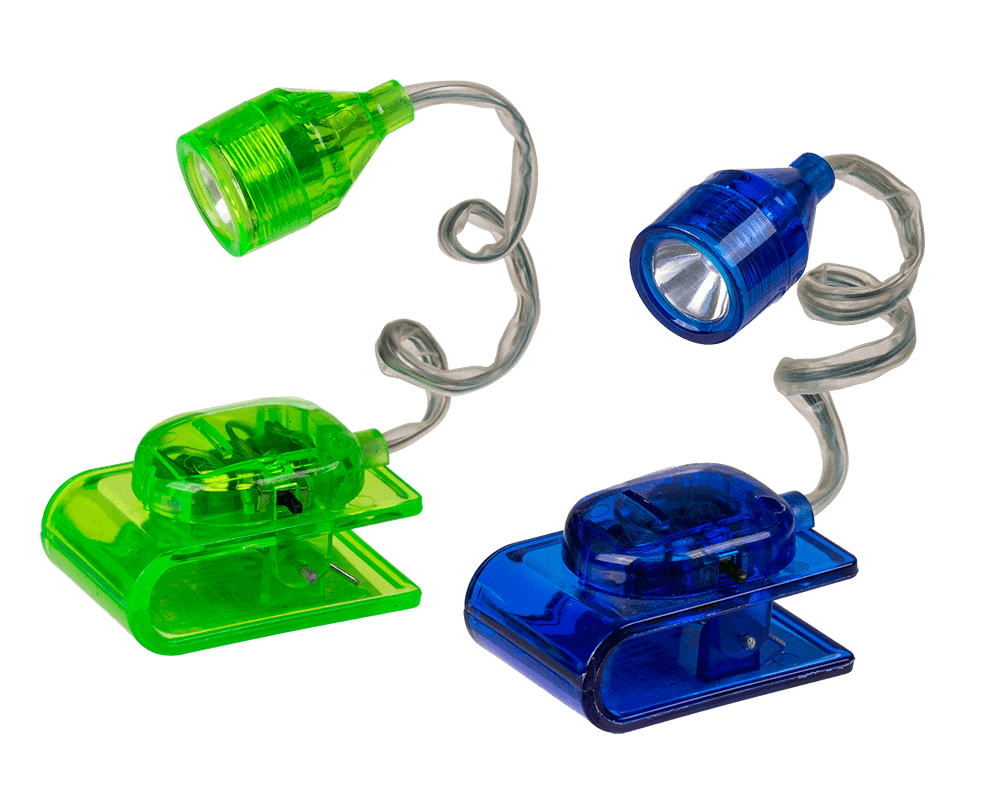 Reading lamp with LED (incl. batteries)  ca. 4 cm,