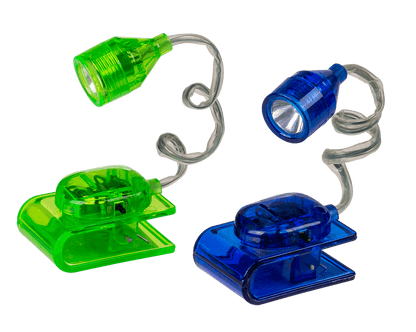 Reading lamp with LED (incl. batteries)  ca. 4 cm,