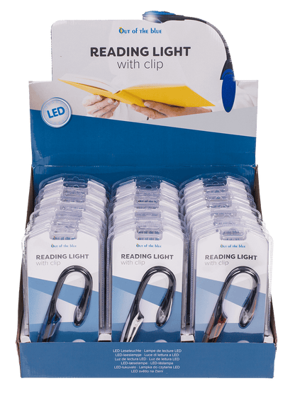 Reading lamp with 2 LED (incl. batteries),