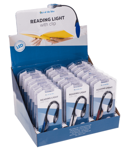 Reading lamp with 2 LED (incl. batteries),