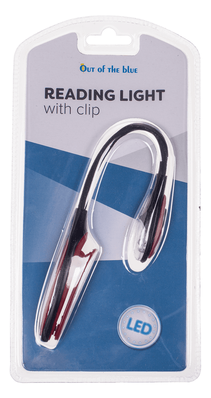 Reading lamp with 2 LED (incl. batteries),