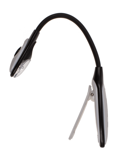 Reading lamp with 2 LED (incl. batteries),