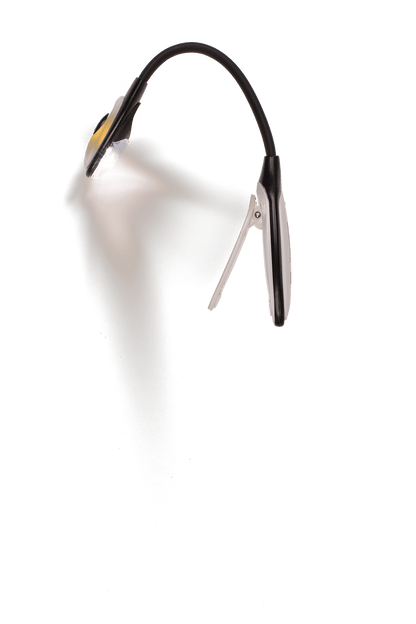 Reading lamp with 2 LED (incl. batteries),