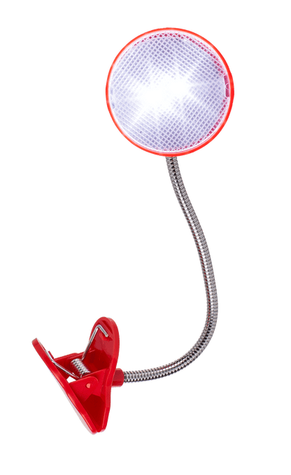 Reading light with 2 LED (incl. batteries) ,