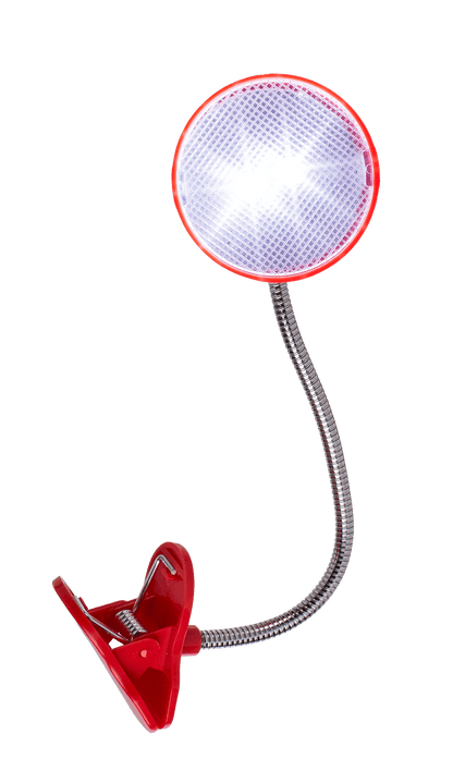 Reading light with 2 LED (incl. batteries) ,