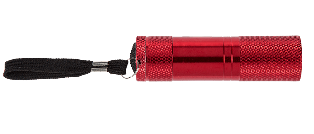 Metal torch with 9 LED,