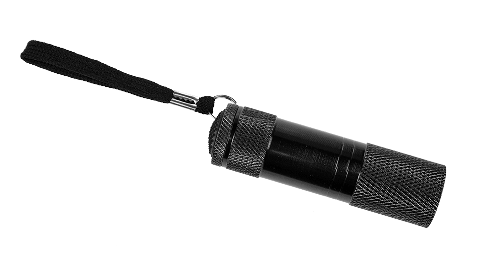 Metal torch with 9 LED,