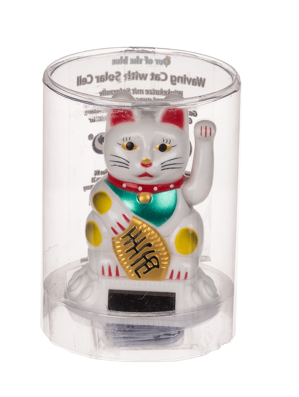 Waving cat, with solar cell,