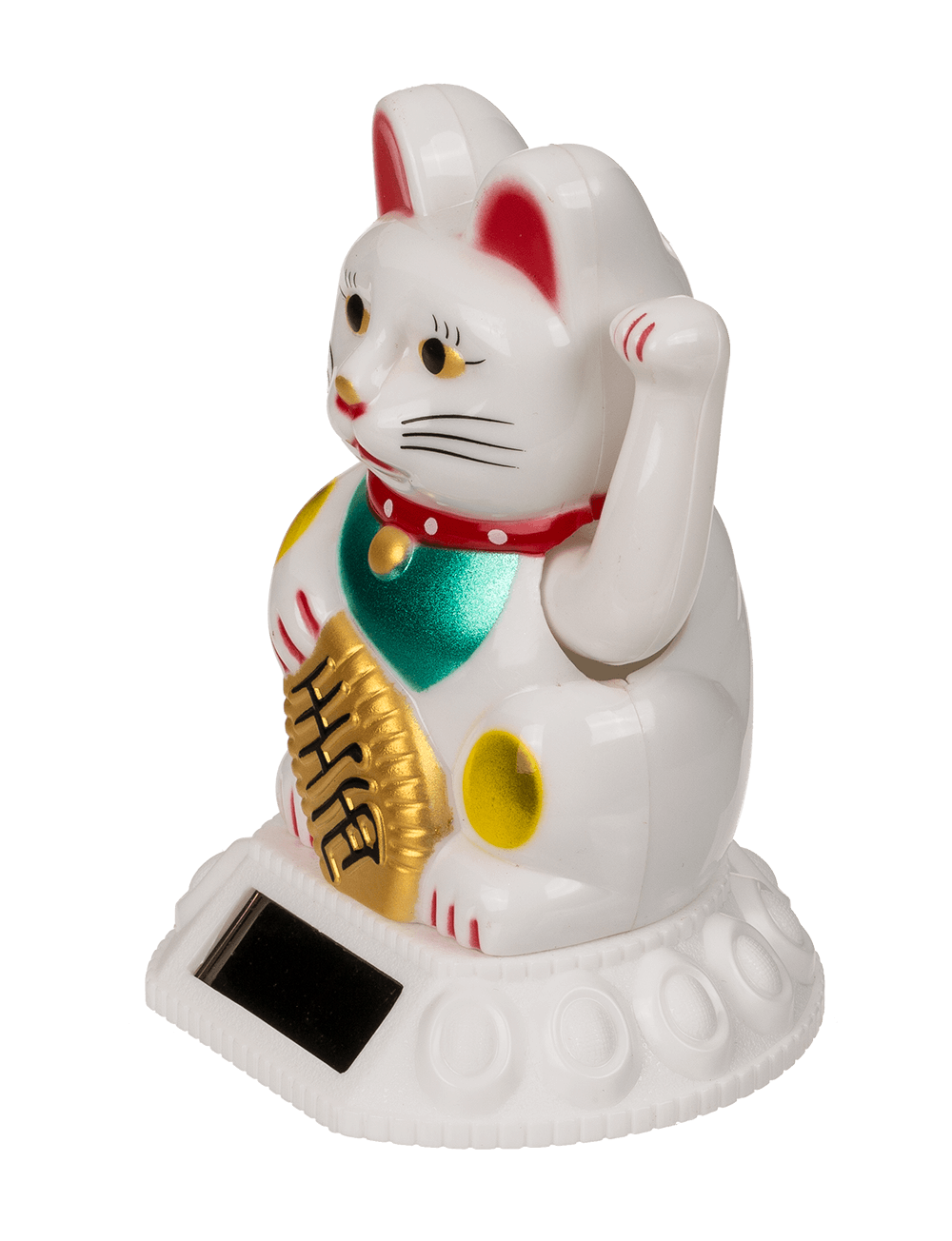 Waving cat, with solar cell,