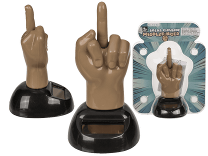 Moveable figurine, middlefinger,