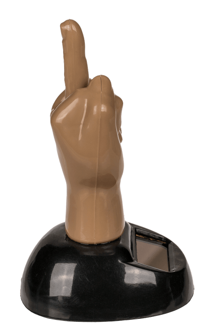 Moveable figurine, middlefinger,